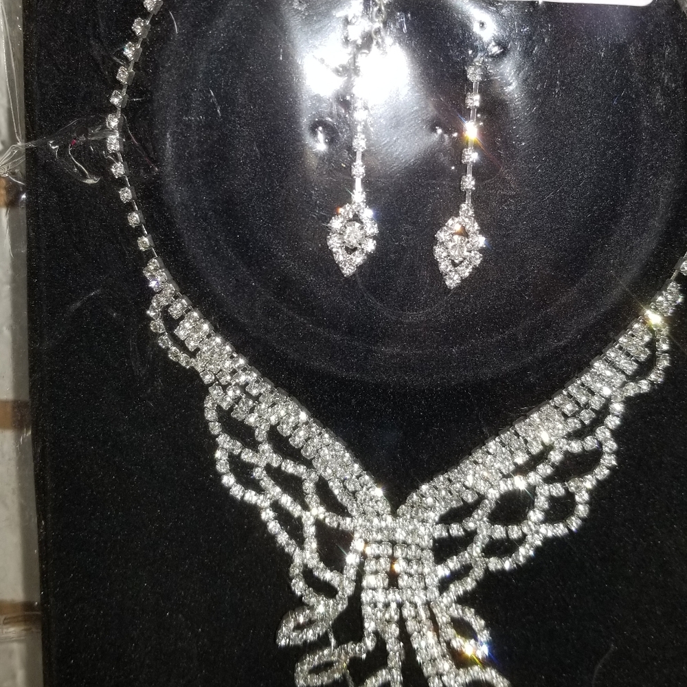 Necklaces and matching earrings